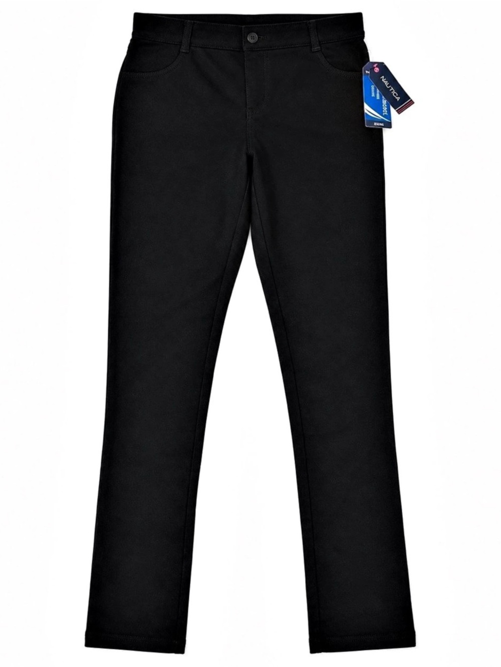 Nautica School Uniform Jegging Black Jegging Waist 11/13 NWT